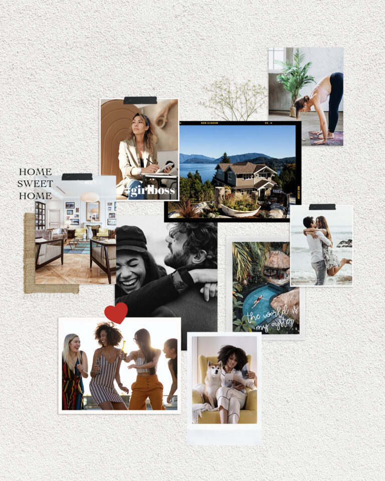 A step by steo guide on how to make a vision board